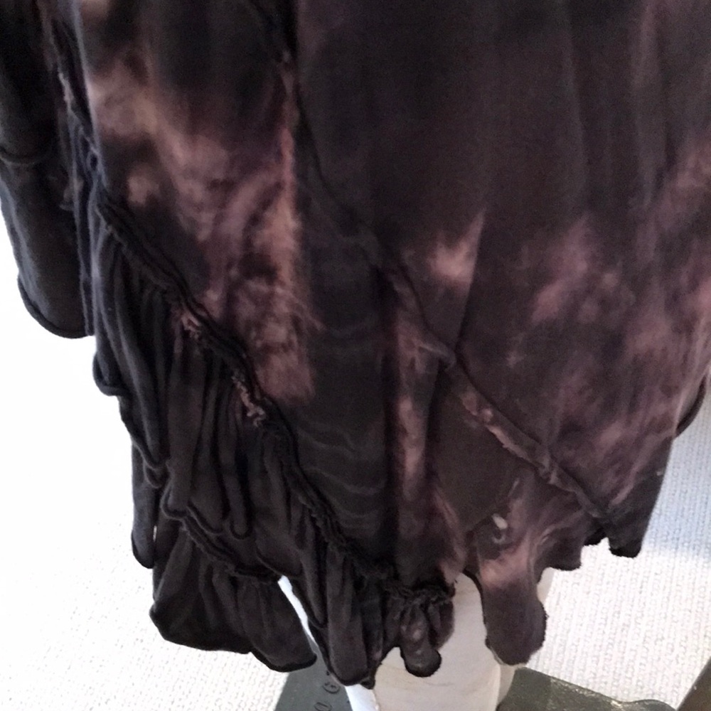 💯 authentic All Saints Python Ruffles Top sz 8 - Picture 6 of 8